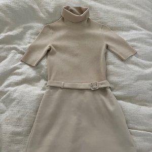 NEW Theory Belted Turtleneck Sweater Dress